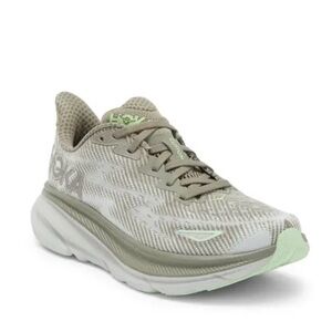 Hoka Women’s Clifton 9 Road Running Shoes Olive Haze/Mercury Size 7